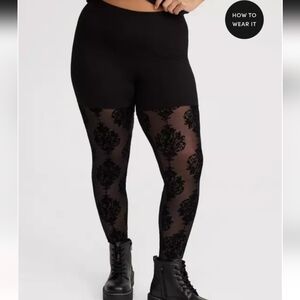 Torrid Full-Length Flocked Legging